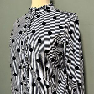 Polka Dot Button Down